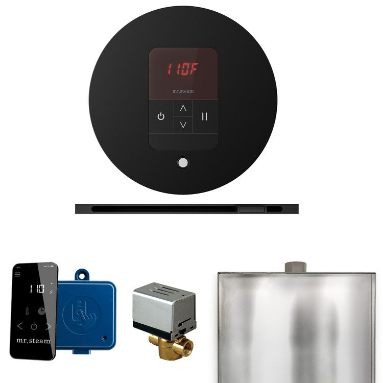 Steam Kit Basic Butler Linear Matte Black Control Package Linear Round - Image 1