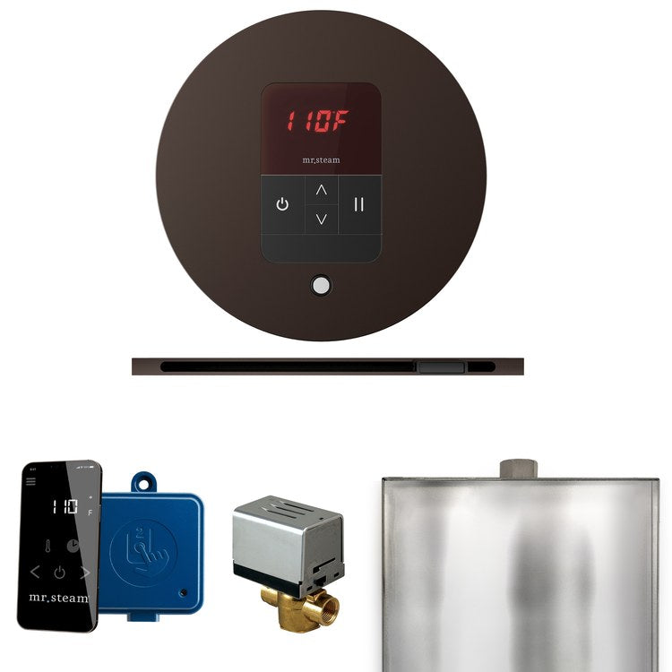 Steam Kit Basic Butler Linear Oil Rubbed Bronze Control Package Linear Round - Image 1