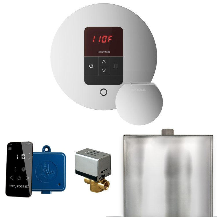 Steam Kit Basic Butler Chrome Control Package Round - Image 1