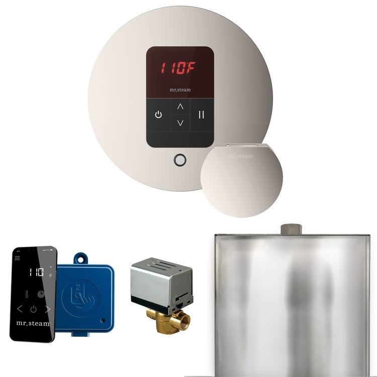Steam Kit Basic Butler Polished Nickel Control Package Round - Image 1