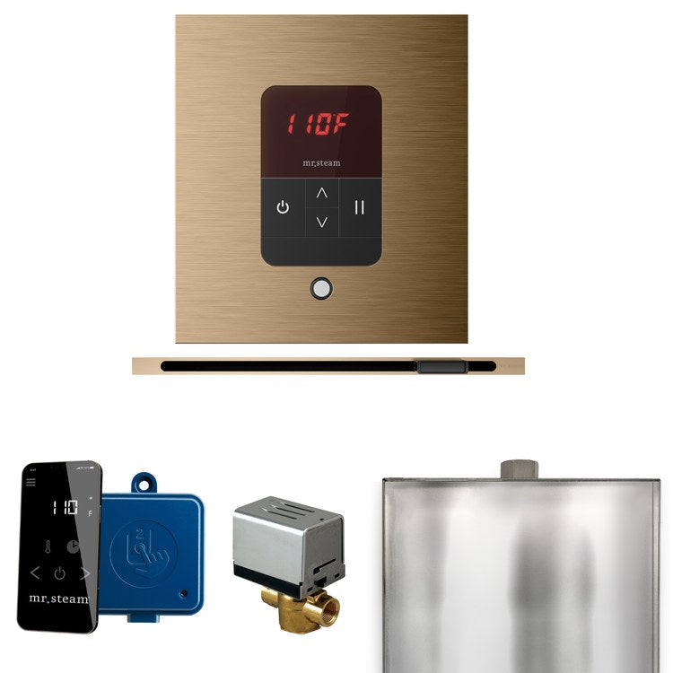 Steam Kit Basic Butler Linear Brushed Bronze Control Package Linear Square - Image 1