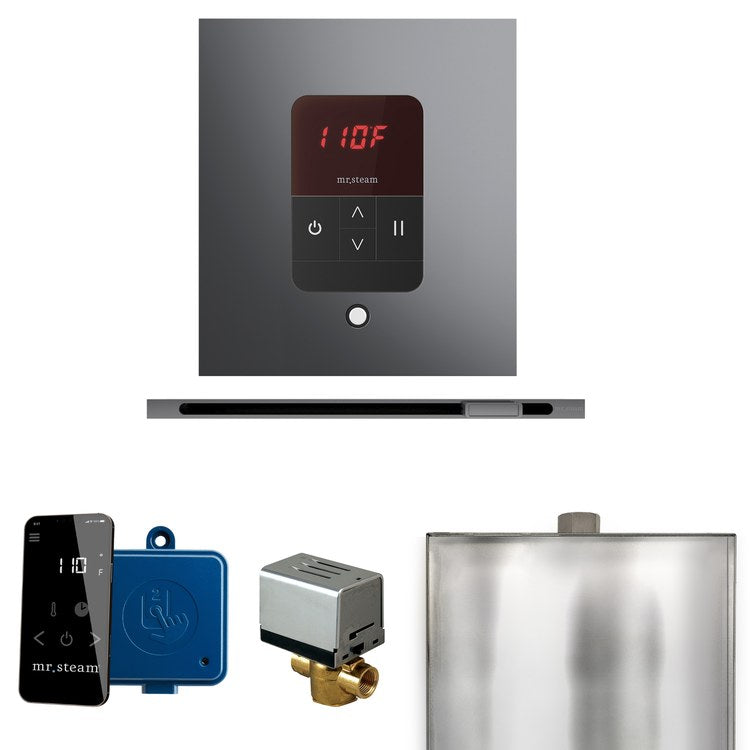 Steam Kit Basic Butler Linear Brilliant Black Control Package Linear Square - Image 1