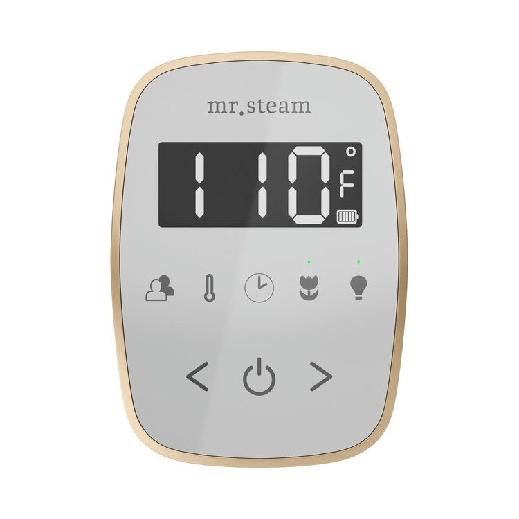 Steam Kit ButlerFlex Linear White/Brushed Bronze Control Package for MS90 to MSSUPER3 - Image 2