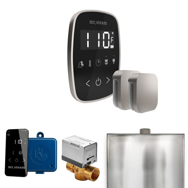 Steam Kit ButlerFlex Max Black/Brushed Nickel Control Package for MS4/MS5/MX6 - Image 1