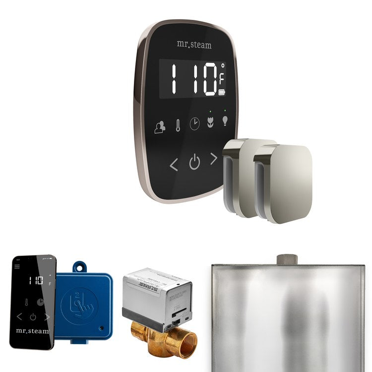Steam Kit ButlerFlex Max Black/Polished Nickel Control Package for MS4/MS5/MX6 - Image 1