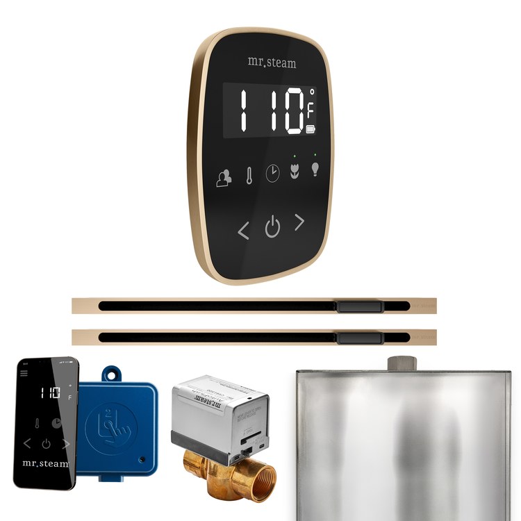 Steam Kit ButlerFlex Max Linear Black/Brushed Bronze Control Package for MS4/MS5/MX6 - Image 1
