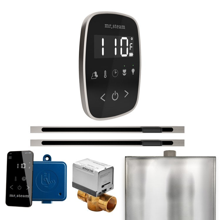 Steam Kit ButlerFlex Max Linear Black/Brushed Nickel Control Package for MS4/MS5/MX6 - Image 1