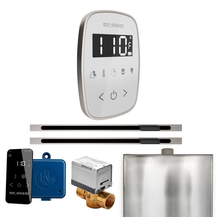 Steam Kit ButlerFlex Max Linear White/Brushed Nickel Control Package for MS4/MS5/MX6 - Image 1