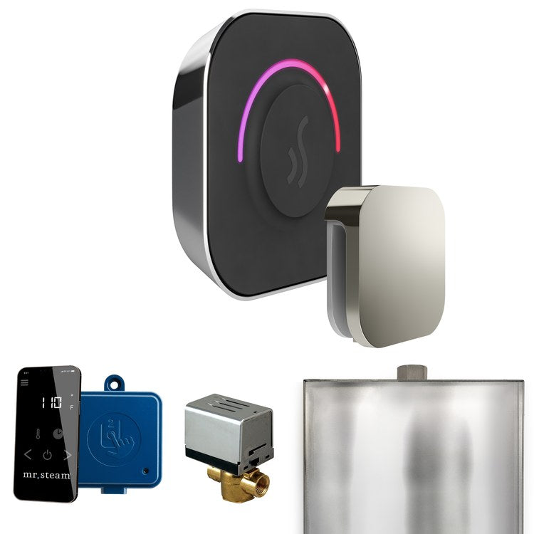 Steam Kit ButlerTouch Polished Chrome Control Package for MS90 to MSSUPER3 - Image 1