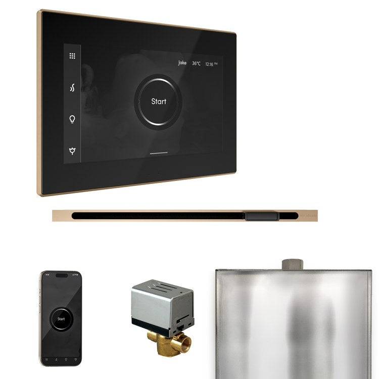 Steam Kit xButler Linear Black/Brushed Bronze Control Package for MS90 to MSSUPER3 - Image 1