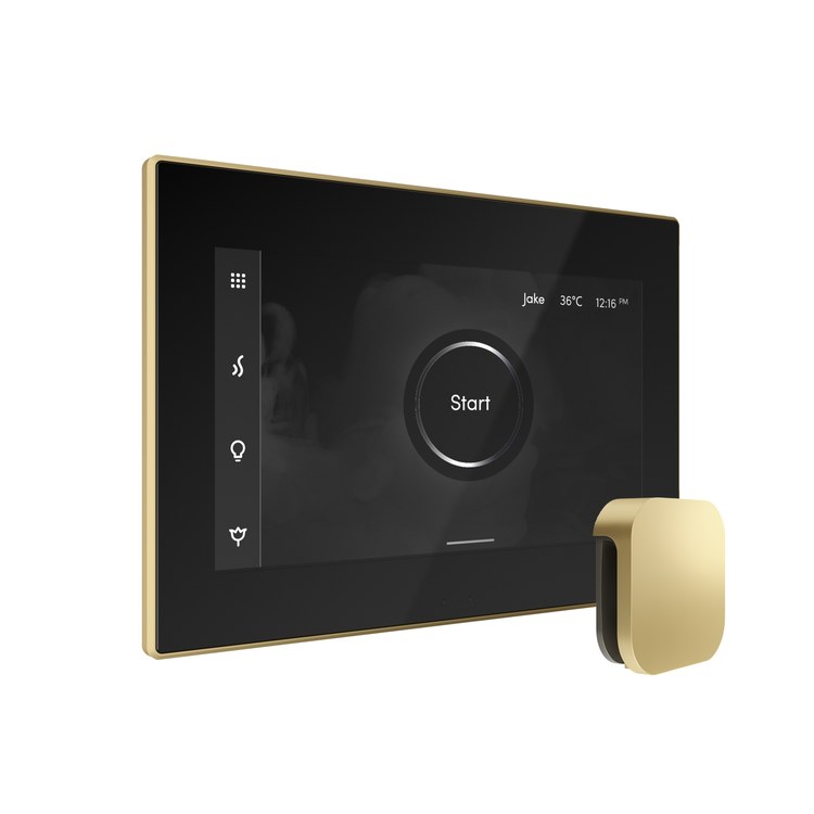 Steam Kit xButler Linear Black/Satin Brass Control Package for MS90 to MSSUPER3 - Image 2