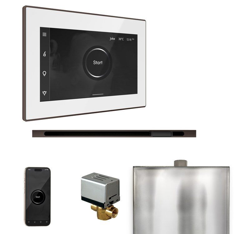Steam Kit xButler Linear White/Oil Rubbed Bronze Control Package for MS90 to MSSUPER3 - Image 1