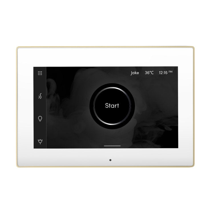 Steam Kit xButler Linear White/Polished Brass Control Package for MS90 to MSSUPER3 - Image 3