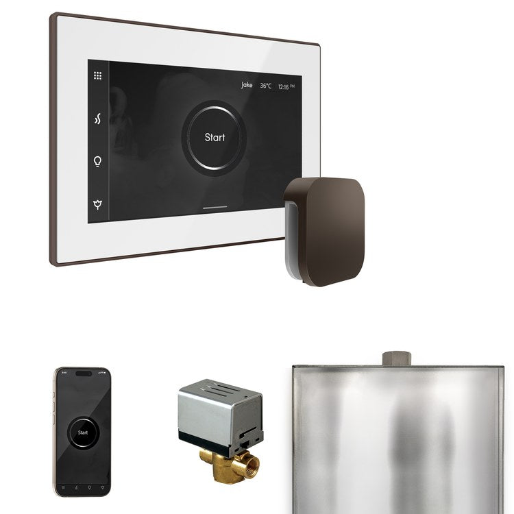 Steam Kit xButler White/Rubbed Bronze Control Package for MS90 to MSSUPER3 - Image 1