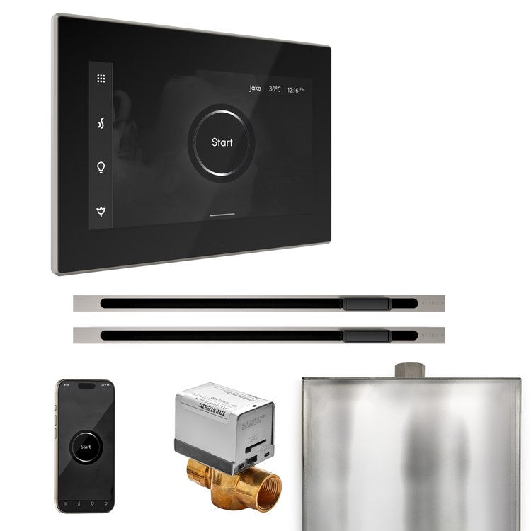 Steam Kit xButler Max Linear Black/Brushed Nickel Control Package for MS4/MS5/MX6 - Image 1