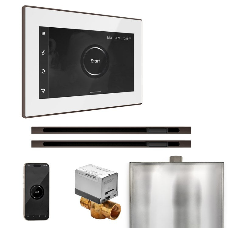 Steam Kit xButler Max Linear White/Rubbed Bronze Control Package for MS4/MS5/MX6 - Image 1