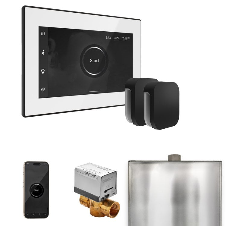 Steam Kit xButler Max White/Matte Black Control Package for MS4/MS5/MX6 - Image 1