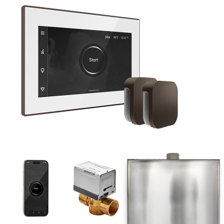 Steam Kit xButler Max White/Rubbed Bronze Control Package for MS4/MS5/MX6 - Image 1