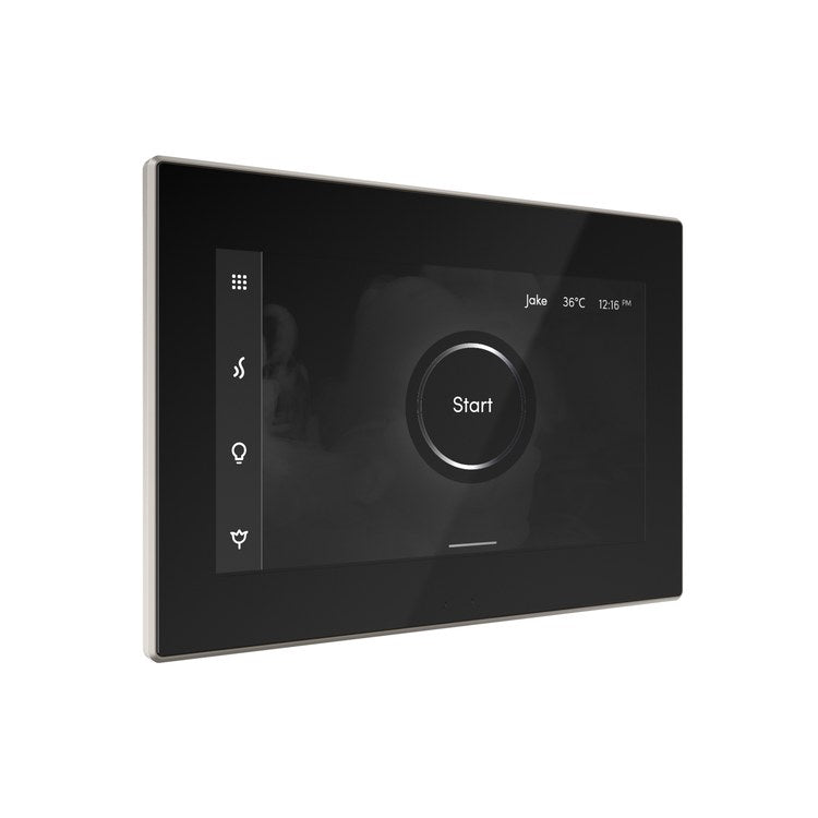 Steam Kit iSteamX Black/Polished Nickel Shower Control with Steamhead for MS90 to MSSUPER3 - Image 2