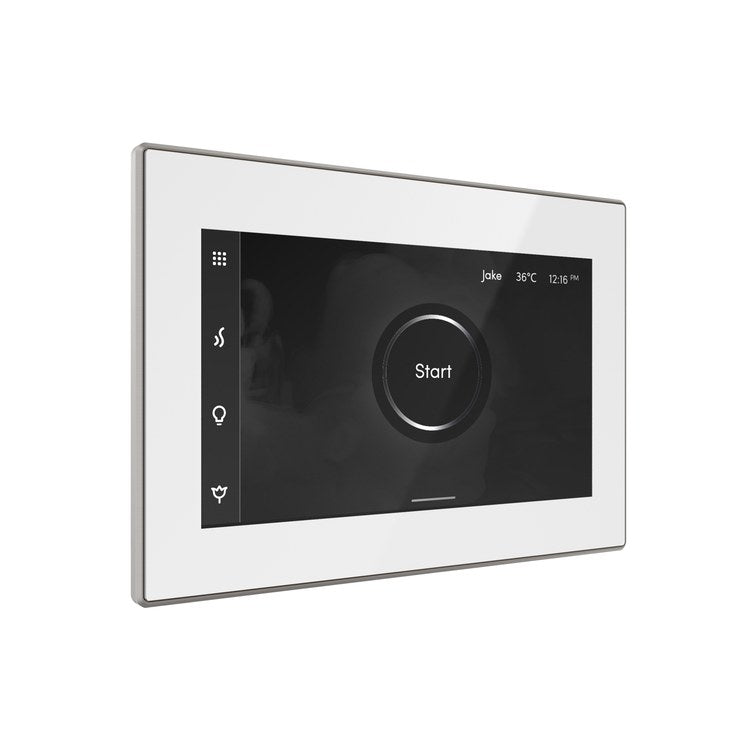 Steam Kit iSteamX White/Polished Chrome Shower Control with Steamhead for MS90 to MSSUPER3 - Image 2