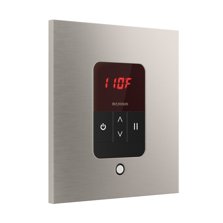 Steam Kit iTempo Brushed Nickel Shower Control with Square Steamhead for MS90 to MSSUPER3 - Image 2