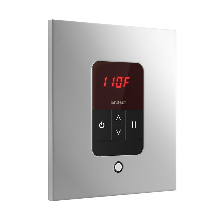 Steam Kit iTempo Polished Chrome Shower Control with Square Steamhead for MS90 to MSSUPER3 - Image 2