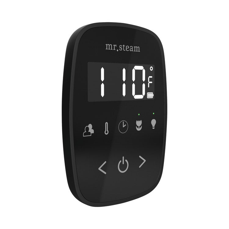 Steam Kit TempoFlex Black/Matte Black Shower Control with Steamhead for MS90 to MSSUPER3 - Image 2