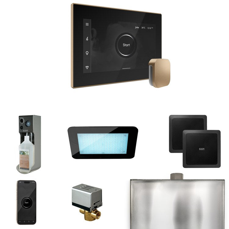 Steam Kit xDream Black/Brushed Bronze Control Package for MS90 to MSSUPER3 - Image 1