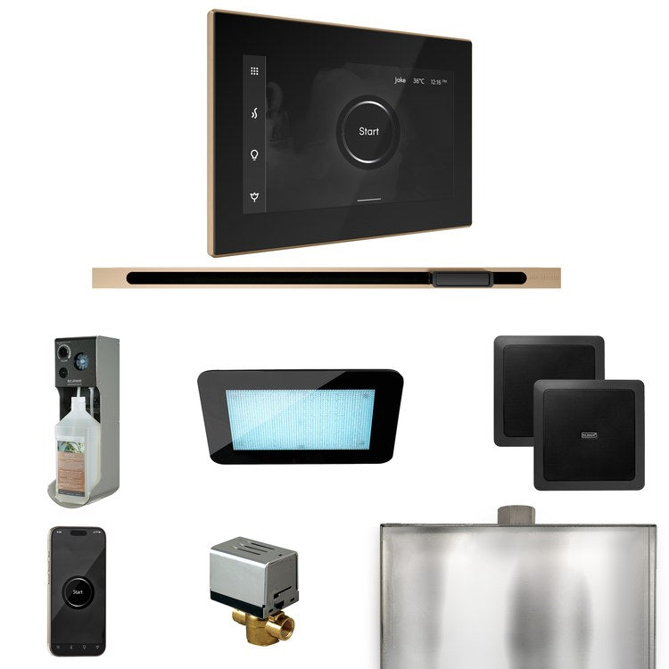 Steam Kit xDream Linear Black/Brushed Bronze Control Package for MS90 to MSSUPER3 - Image 1