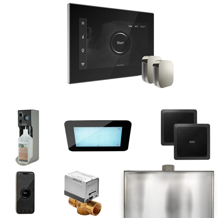 Steam Kit xDream Max Black/Polished Chrome Control Package for MX4/MX5/MX6 - Image 1