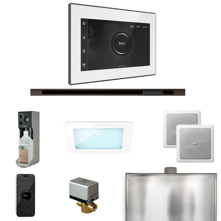 Steam Kit xDream Linear White/Rubbed Bronze Control Package for MS90 to MSSUPER3 - Image 1