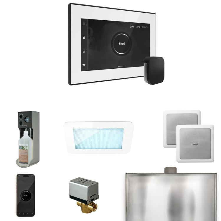 Steam Kit xDream White/Matte Black Control Package for MS90 to MSSUPER3 - Image 1