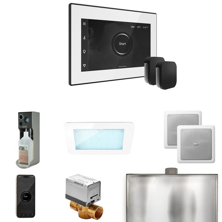 Steam Kit xDream Max White/Matte Black Control Package for MX4/MX5/MX6 - Image 1