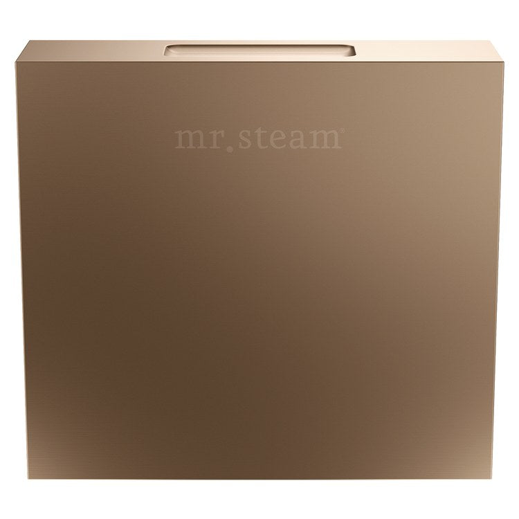 Steamhead Aroma Designer Finish Square with Aromatherapy Reservoir Solid Brass Nouveau Bronze 3 Inch