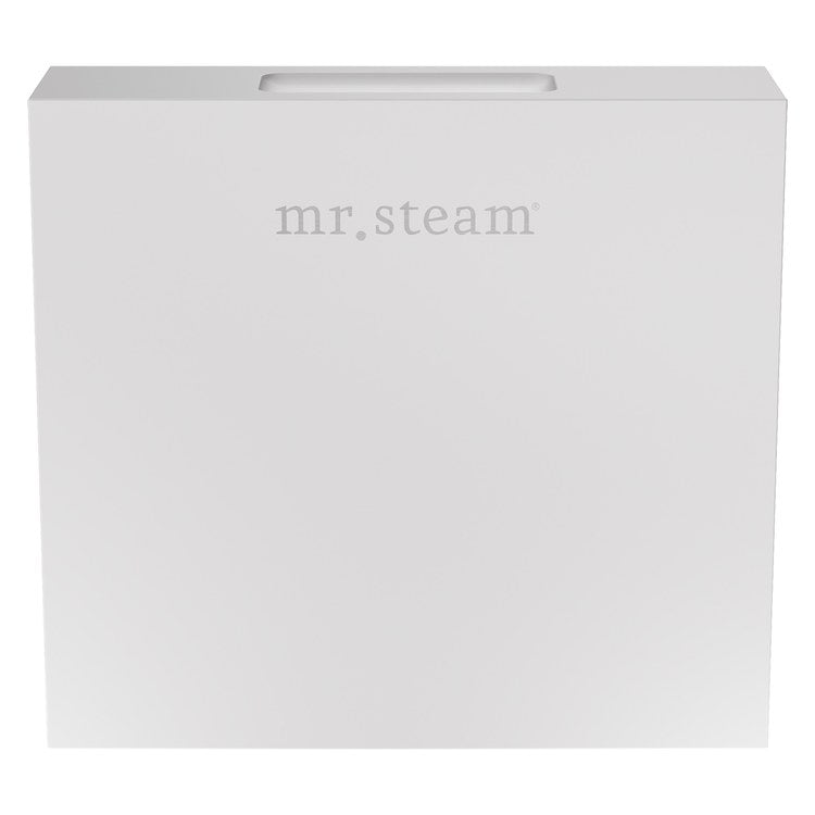 Steamhead Aroma Designer Finish Square with Aromatherapy Reservoir Solid Brass White 3 Inch - Image 1