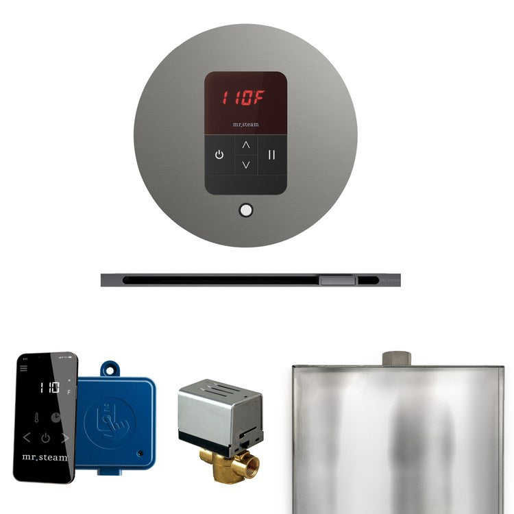 Steam Kit Basic Butler Linear Satin Steel Control Package Linear Round - Image 1
