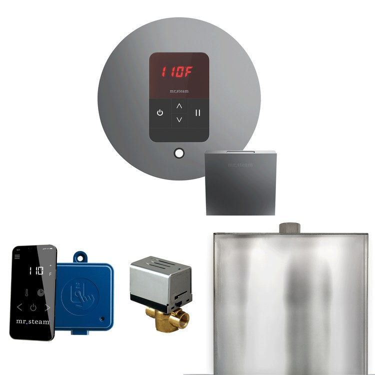 Steam Kit Basic Butler Satin Steel Control Package Round - Image 1