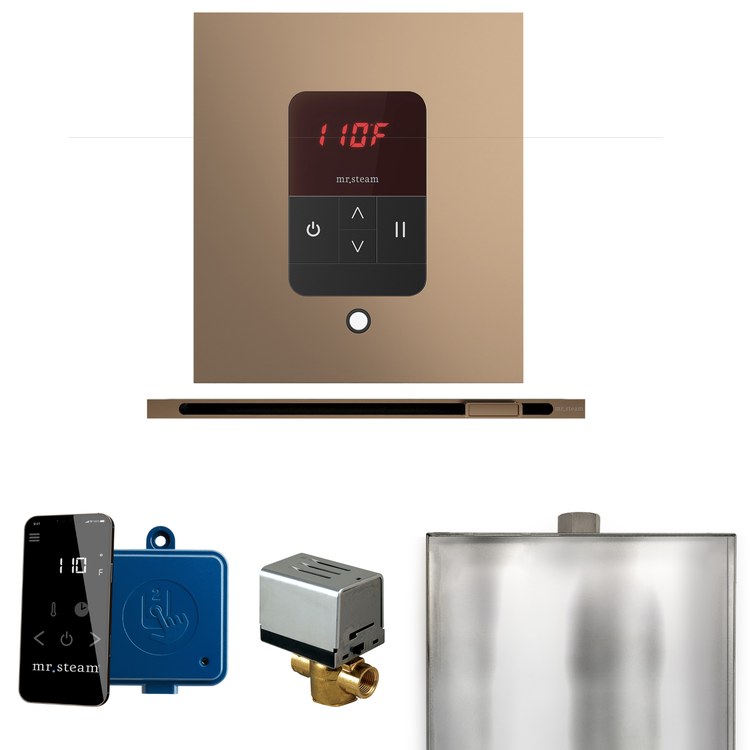 Steam Kit Basic Butler Linear Nouveau Bronze Control Package Linear Square - Image 1