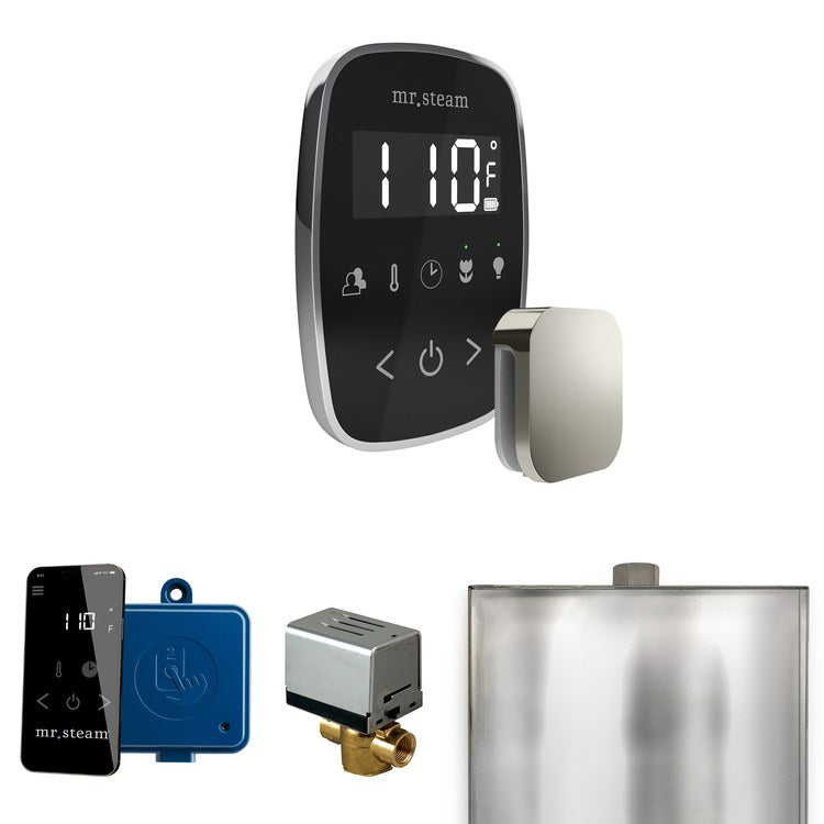 Steam Kit ButlerFlex Black/Polished Chrome Control Package for MS90 to MSSUPER3 - Image 1