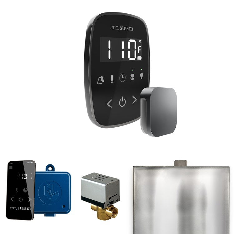 Steam Kit ButlerFlex Black/Satin Steel Control Package for MS90 to MSSUPER3 - Image 1