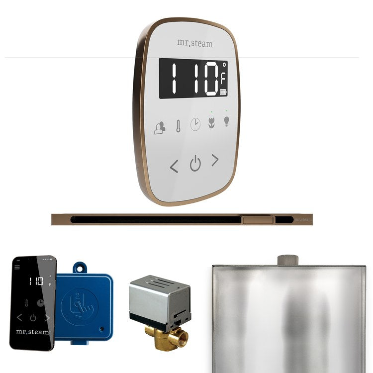 Steam Kit ButlerFlex Linear White/Nouveau Bronze Control Package for MS90 to MSSUPER3 - Image 1