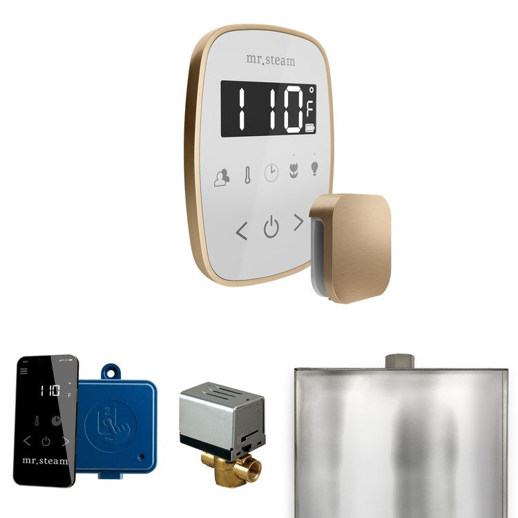 Steam Kit ButlerFlex White/Brushed Bronze Control Package for MS90 to MSSUPER3 - Image 1