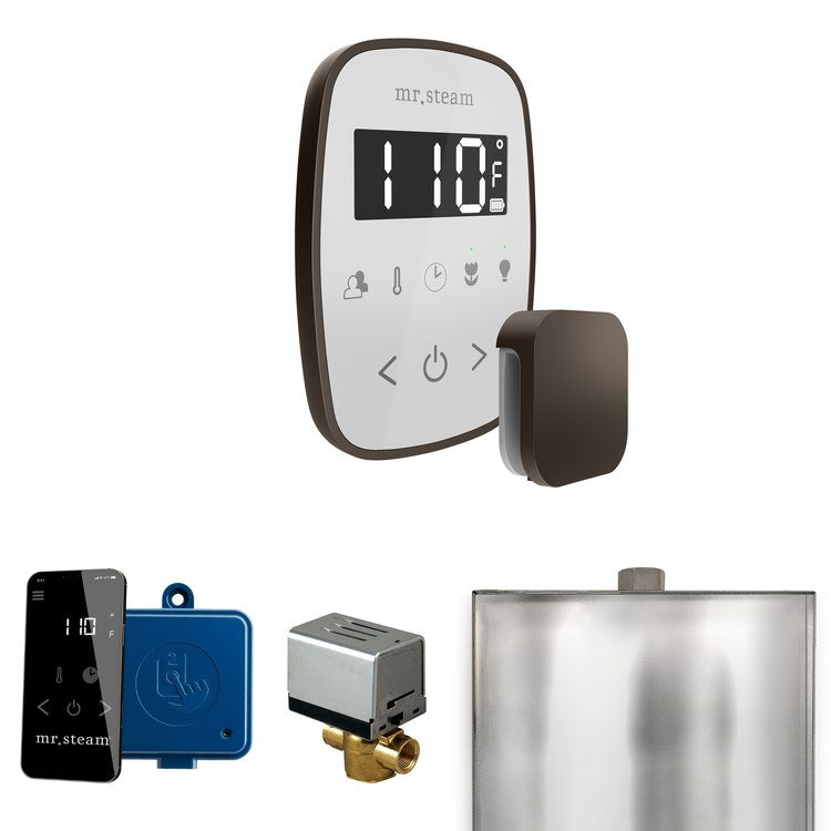 Steam Kit ButlerFlex White/Rubbed Bronze Control Package for MS90 to MSSUPER3 - Image 1