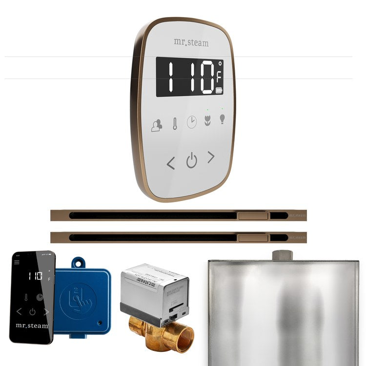 Steam Kit ButlerFlex Max Linear White/Nouveau Bronze Control Package for MS4/MS5/MX6 - Image 1