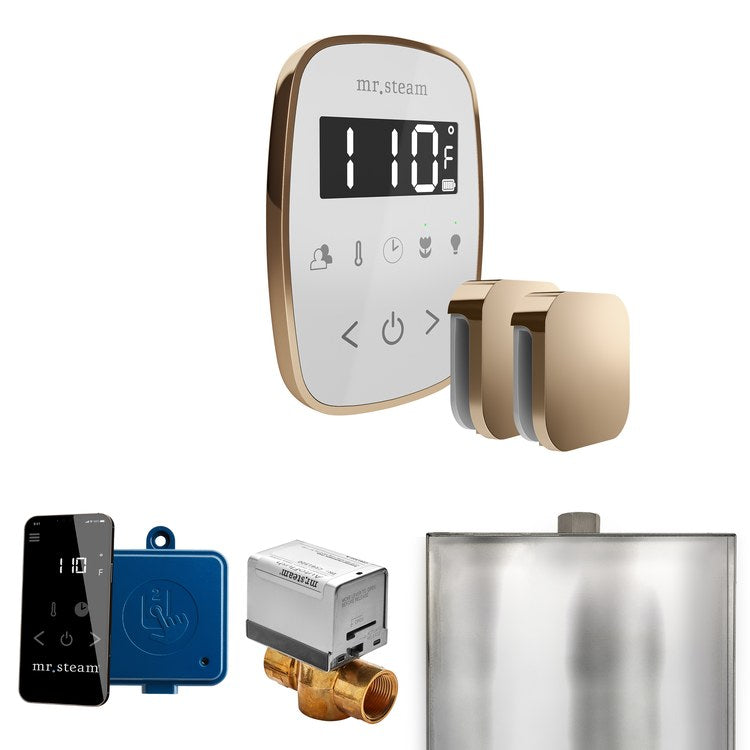 Steam Kit ButlerFlex Max White/Polished Gold Control Package for MS4/MS5/MX6 - Image 1