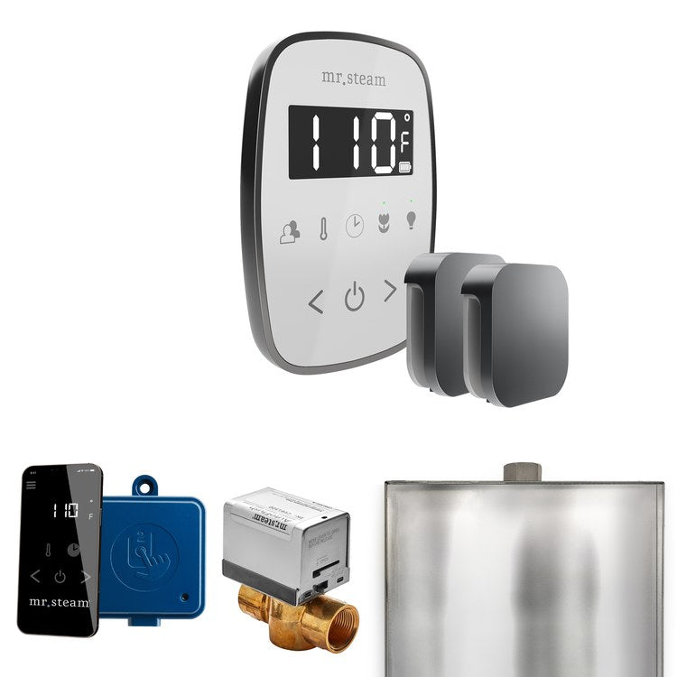 Steam Kit ButlerFlex Max White/Satin Steel Control Package for MS4/MS5/MX6 - Image 1
