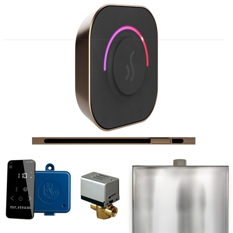 Steam Kit ButlerTouch Linear Nouveau Bronze Control Package for MS90 to MSSUPER3 - Image 1