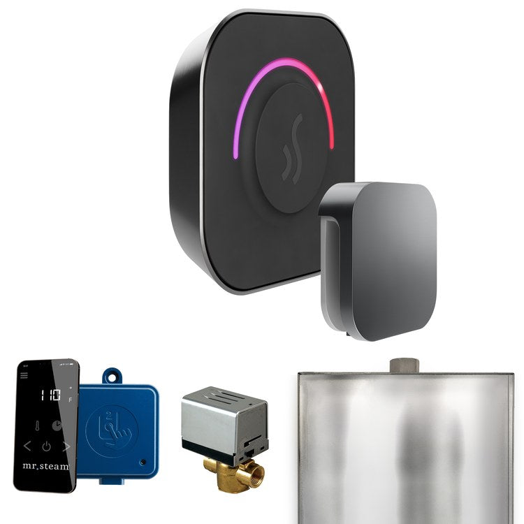 Steam Kit ButlerTouch Satin Steel Control Package for MS90 to MSSUPER3 - Image 1