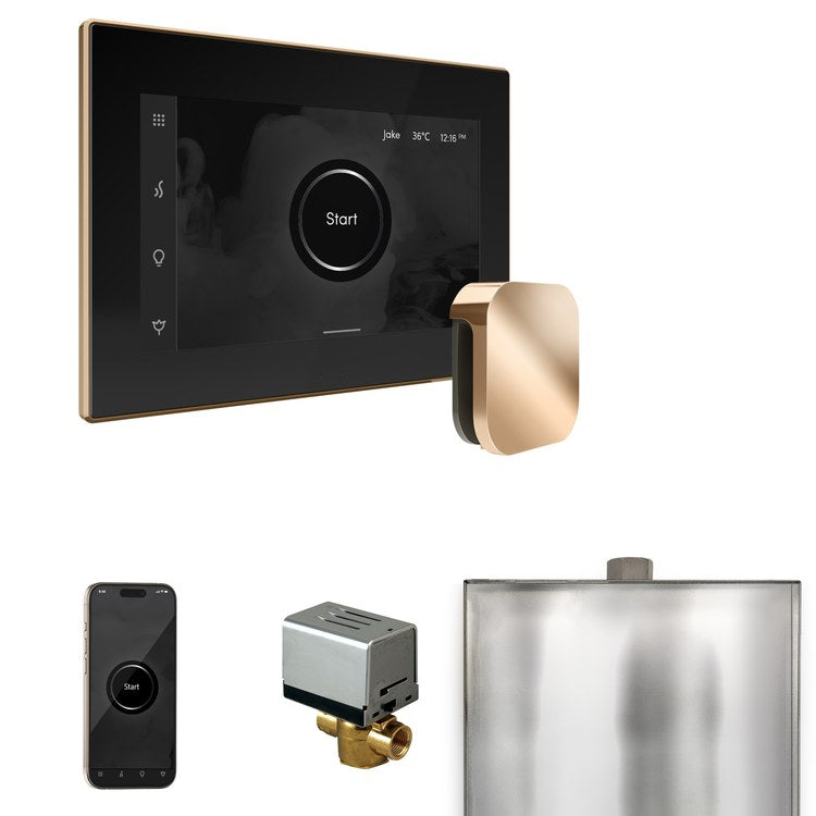 Steam Kit xButler Black/Polished Gold Control Package for MS90 to MSSUPER3 - Image 1