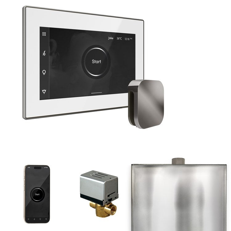 Steam Kit xButler White/Brilliant Black Control Package for MS90 to MSSUPER3 - Image 1